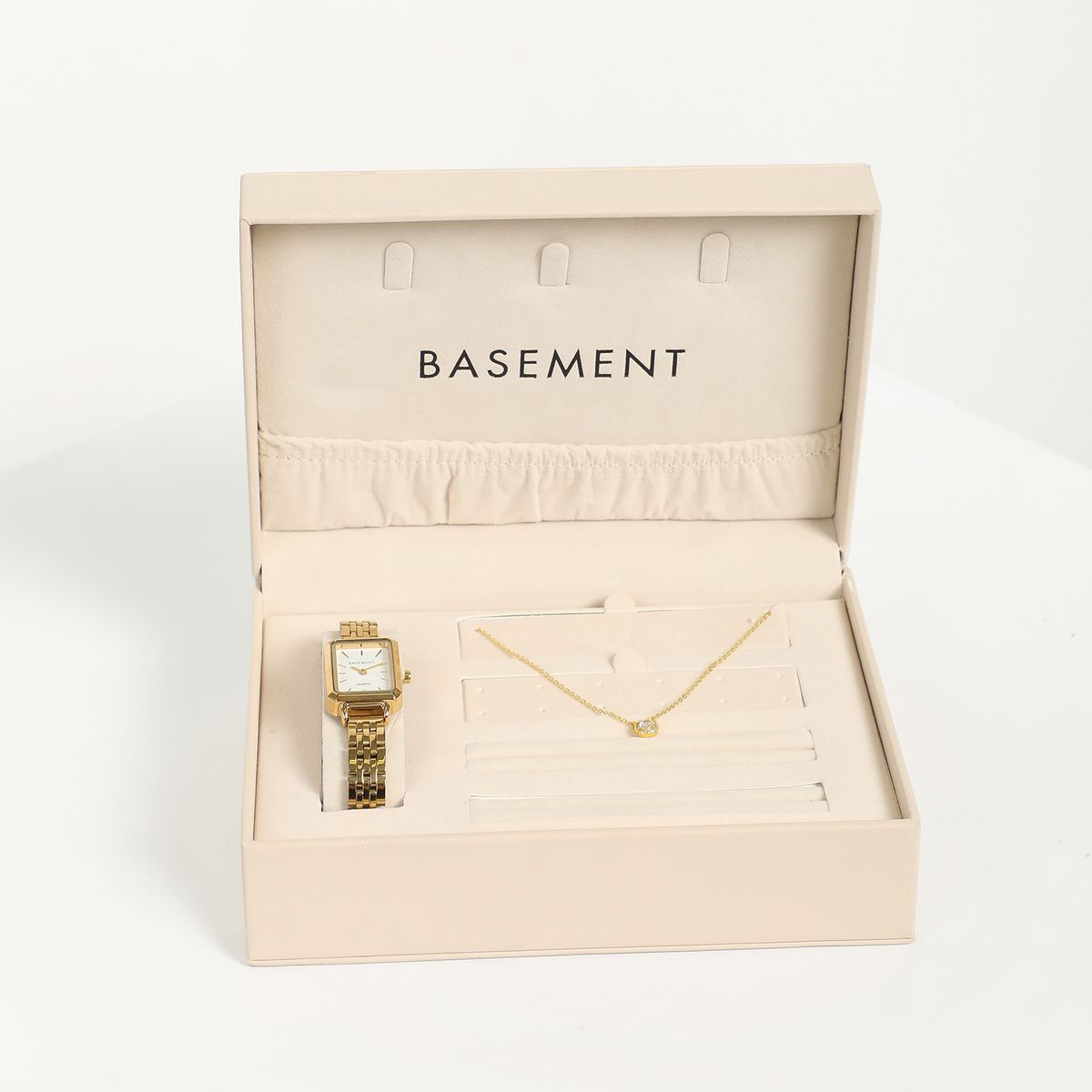 BASEMENT - Set Joyero Con Reloj Y Joya Mujer