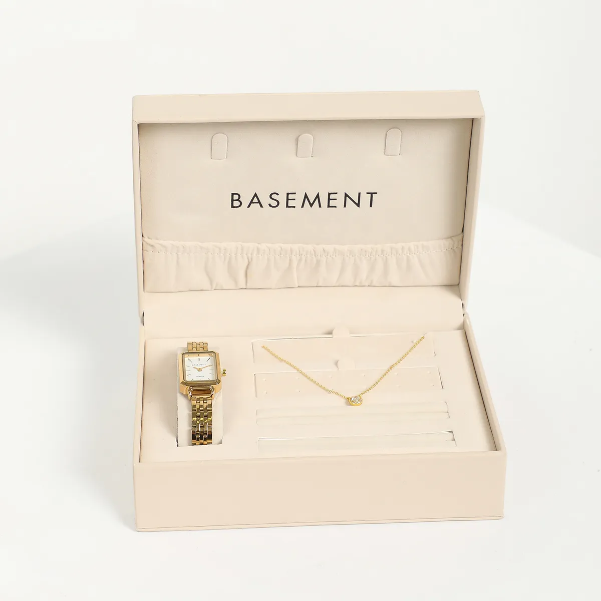BASEMENT - Set Joyero Con Reloj Y Joya Mujer