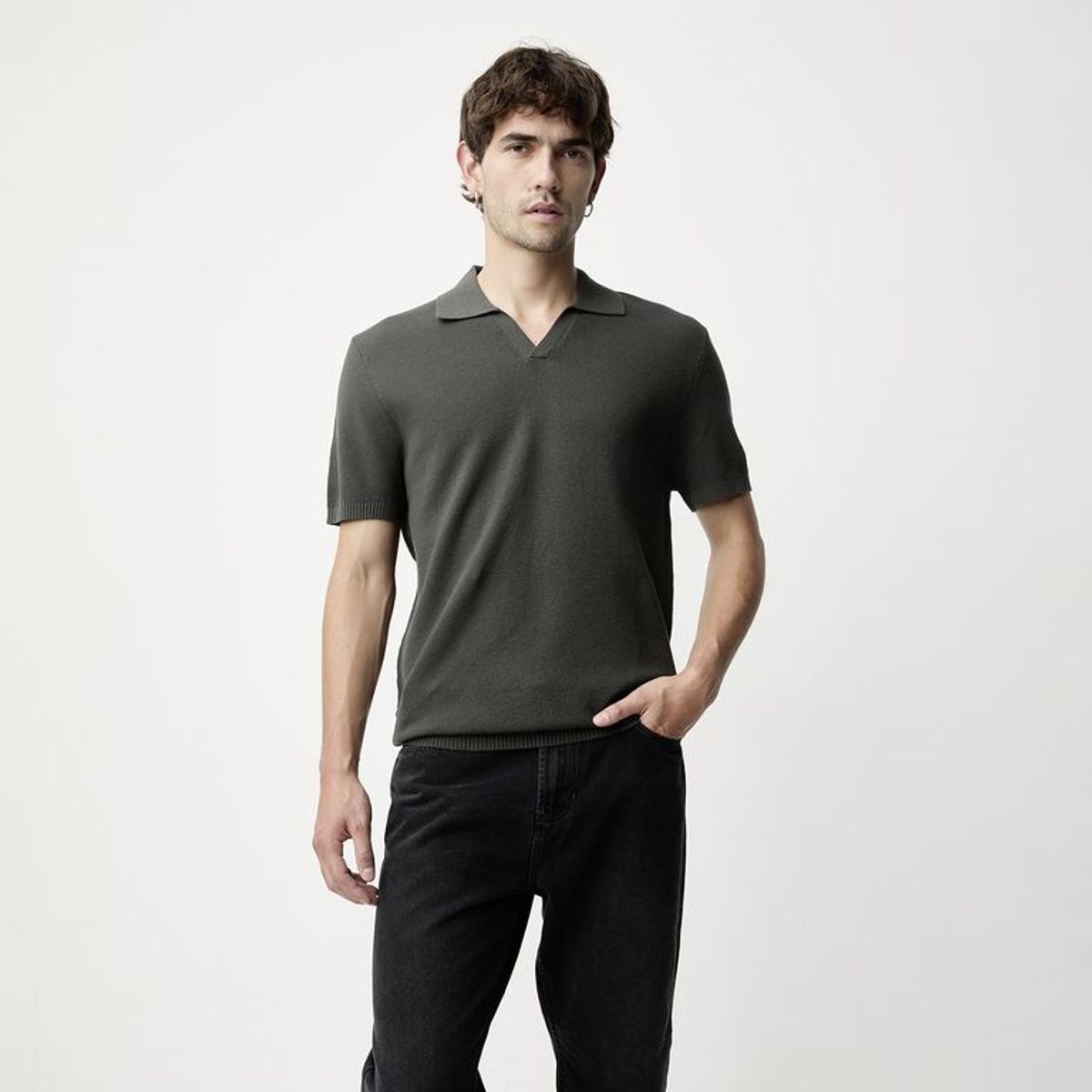 BASEMENT - Polo 100% Algodón Slim Fit Hombre Basement