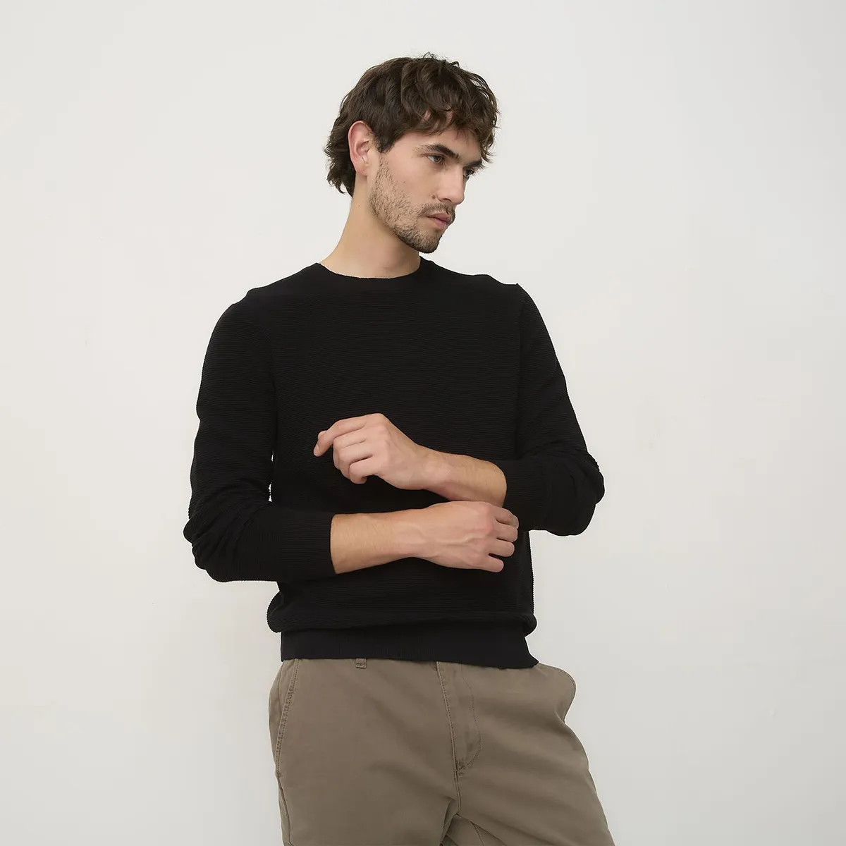 BASEMENT - Chompa Sport Algodón Hombre Basement