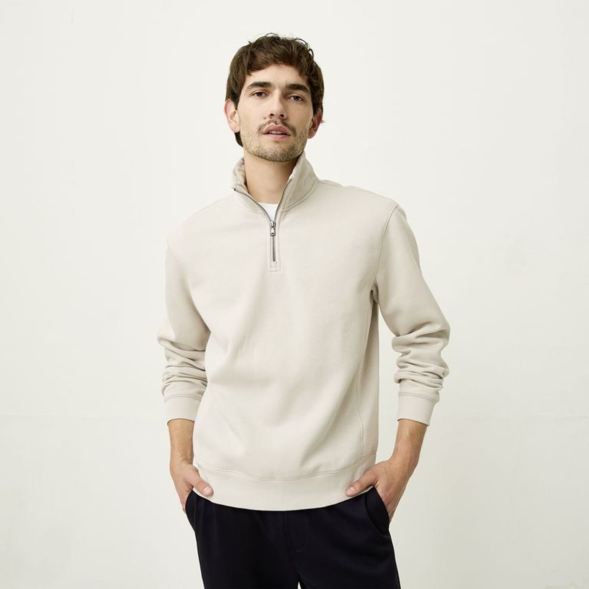 BASEMENT - Polera Algodón Casual Hombre Basement