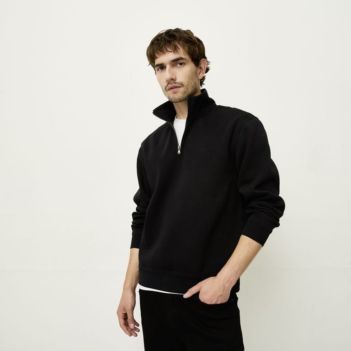 BASEMENT - Polera Algodón Casual Hombre Basement