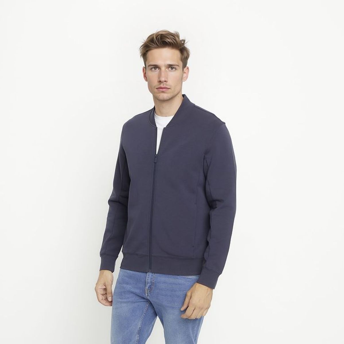 WOLF&HANK - POLERON HOMBRE PL BOMB W2 NAVY M