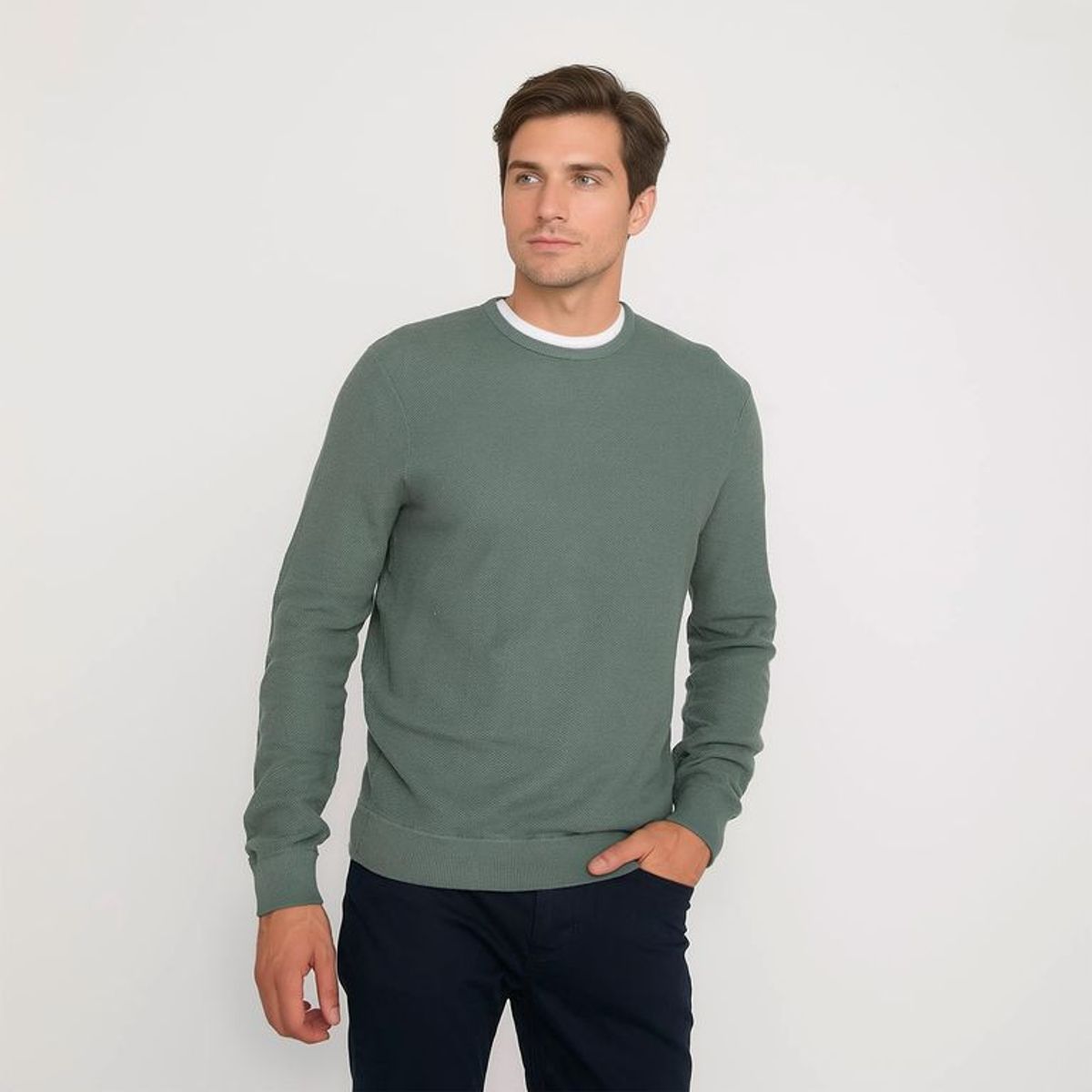 NEWPORT - Chompa 100% Algodón Casual Hombre Newport