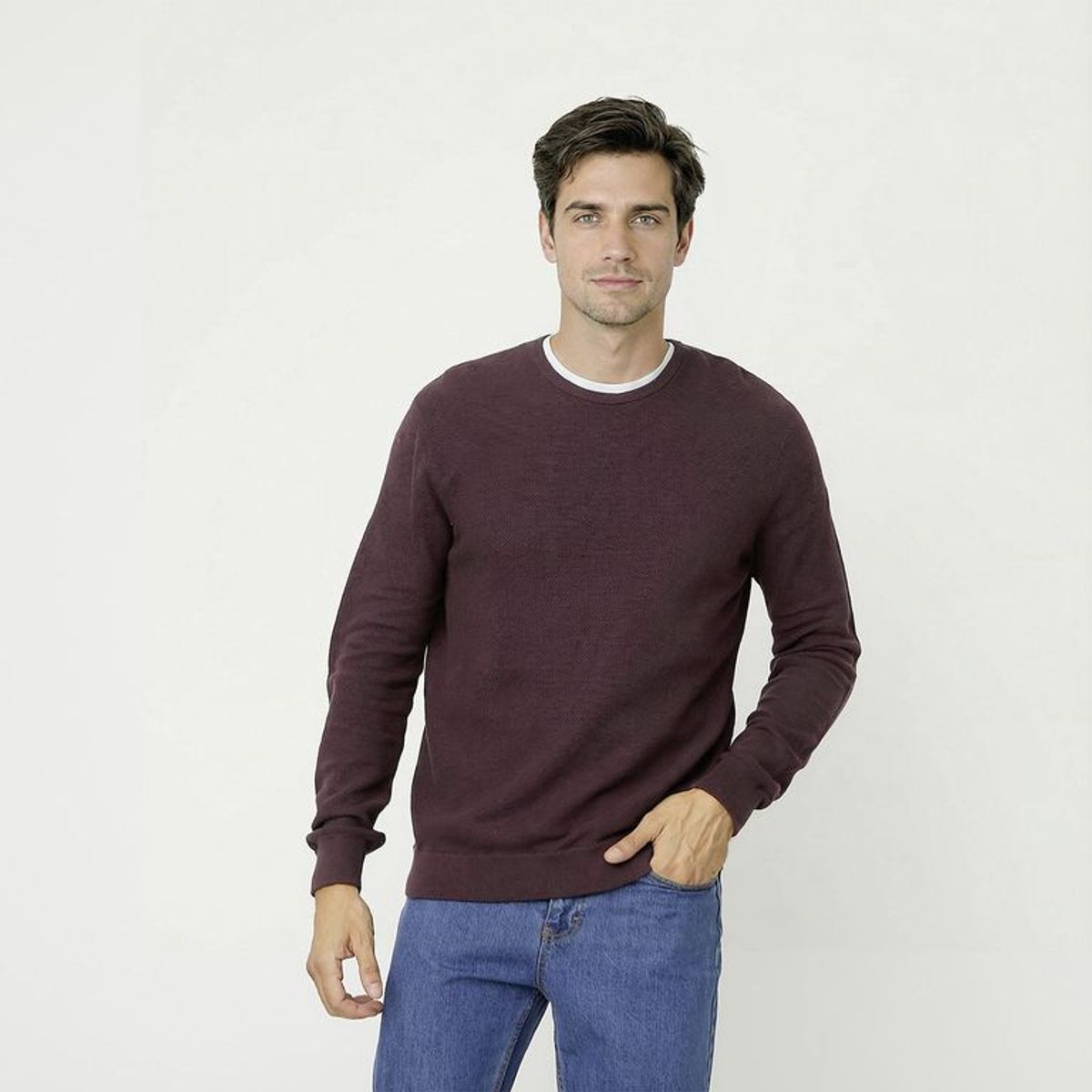NEWPORT - Chompa 100% Algodón Casual Hombre Newport