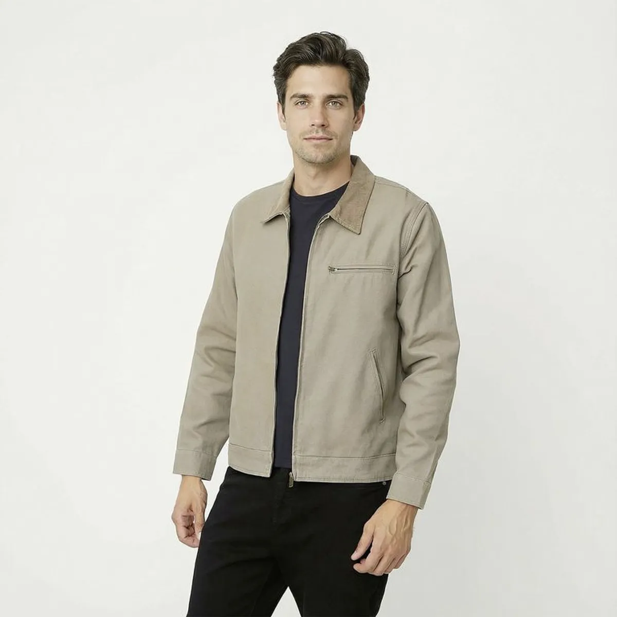 NEWPORT - Casaca Algodón Casual Hombre Newport