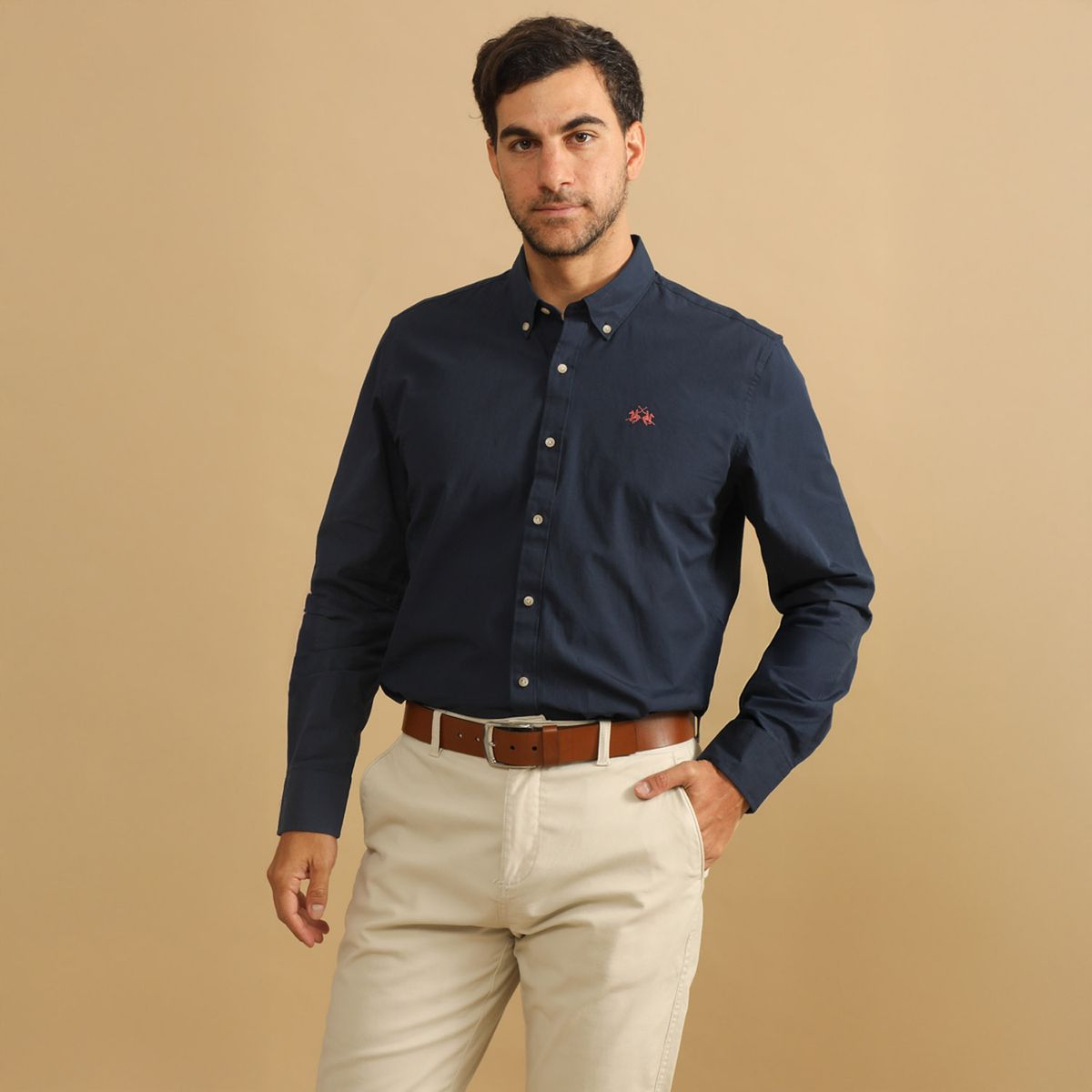 LA MARTINA - Camisa Manga Larga Algodón Regular Fit La Martina