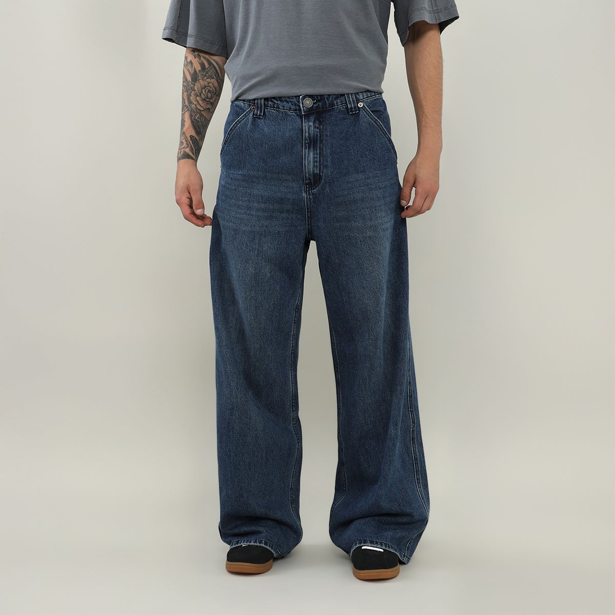 DENIMLAB - Jean 100% Algodón Baggy Fit Hombre Denimlab