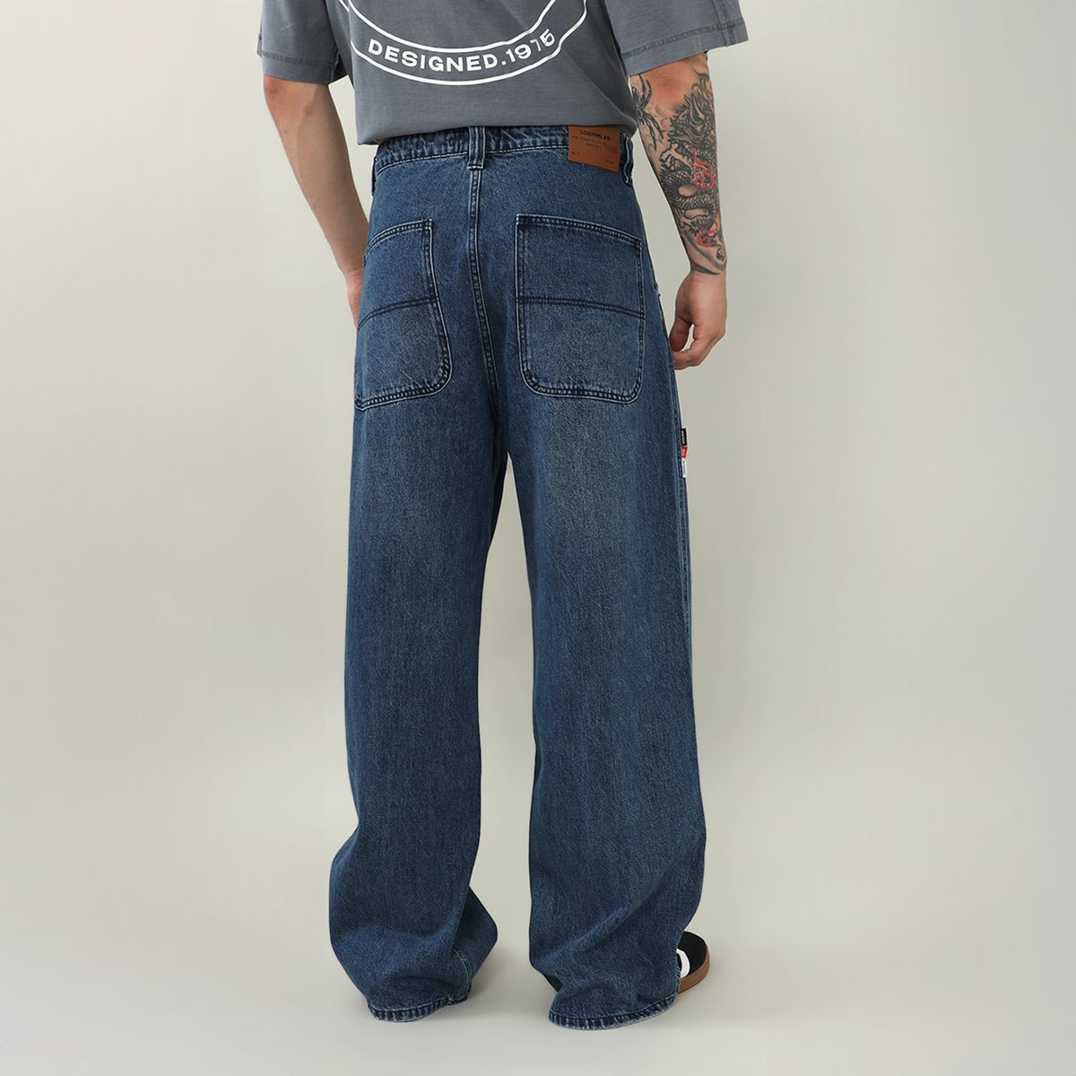 DENIMLAB - Jean 100% Algodón Baggy Fit Hombre Denimlab