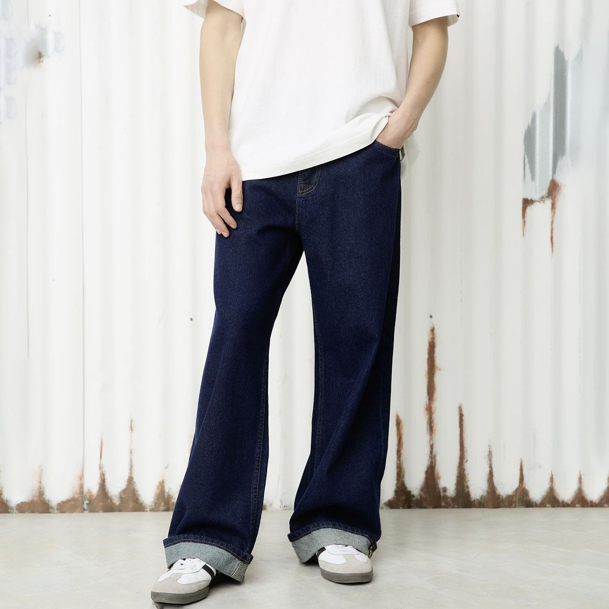 DENIMLAB - Jean Algodón Baggy Fit Hombre Denimlab