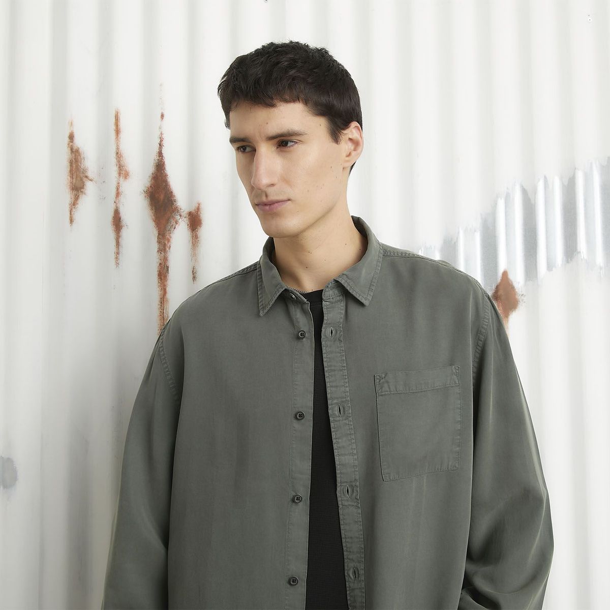 DENIMLAB - Camisa Regular Fit Hombre Denimlab
