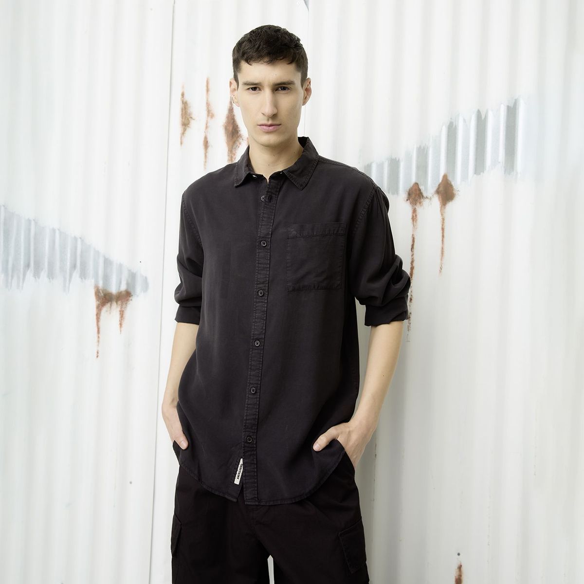 DENIMLAB - Camisa Regular Fit Hombre Denimlab