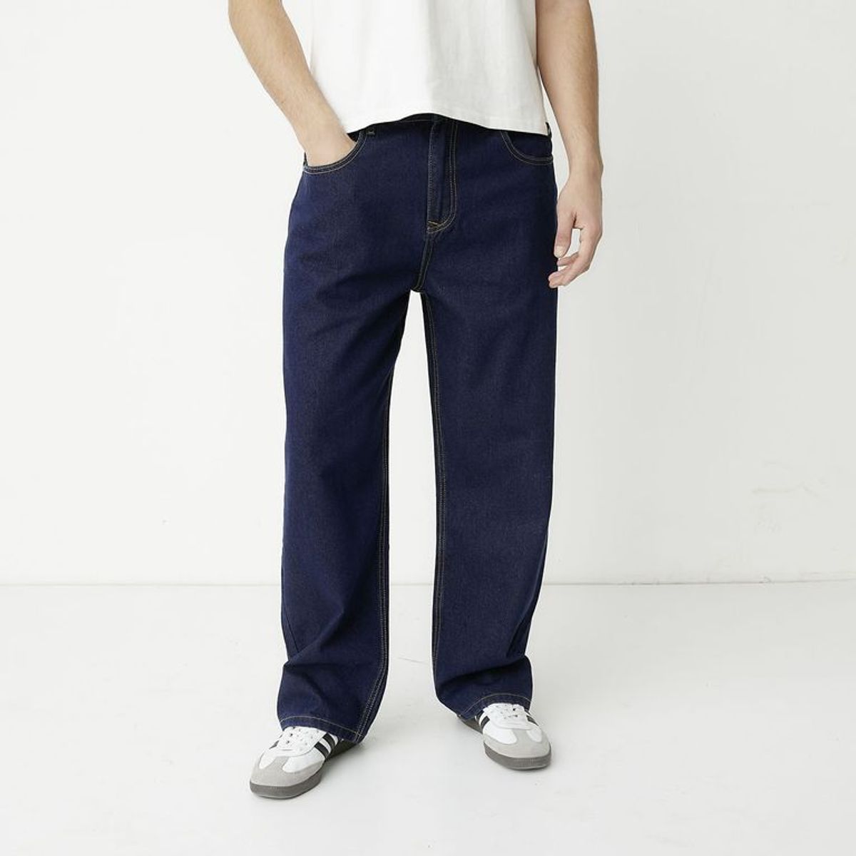 BEARCLIFF - Jean 100% Algodón Baggy Fit Hombre Bearcliff