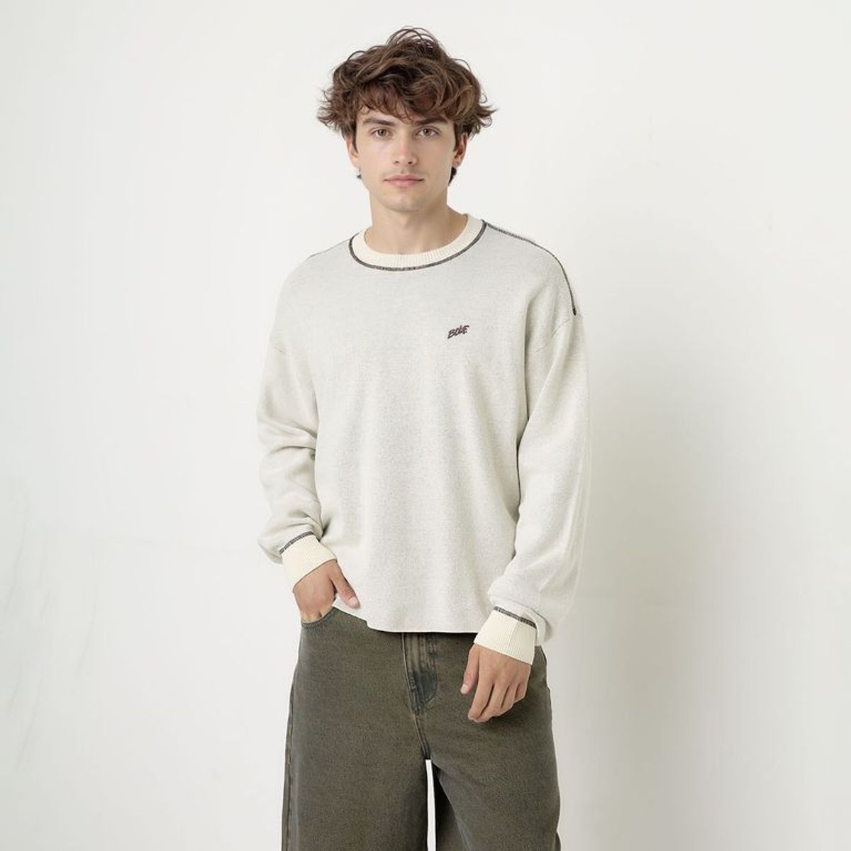 BEARCLIFF - Chompa 100% Algodón Regular Fit Hombre Bearcliff