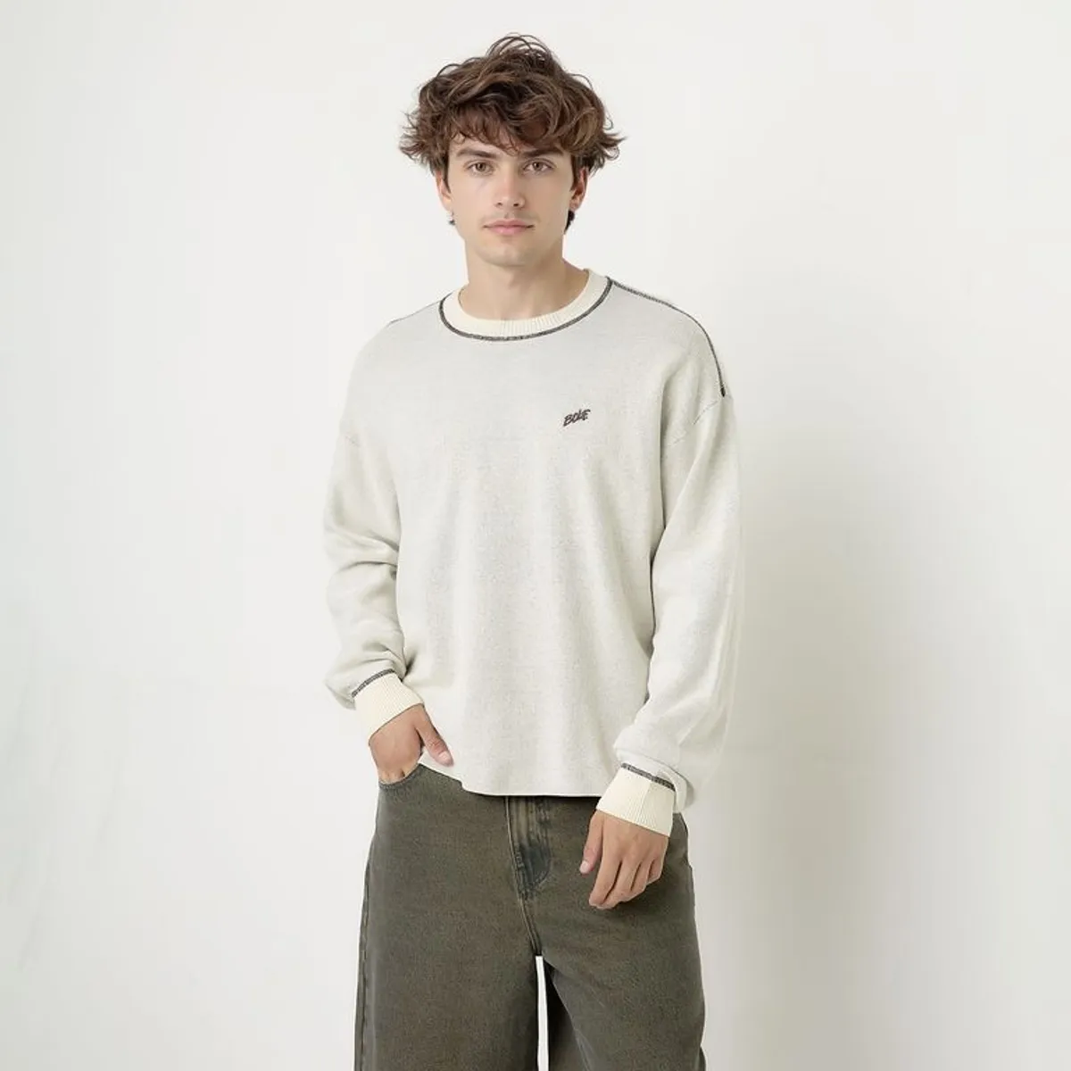 BEARCLIFF - Chompa 100% Algodón Regular Fit Hombre Bearcliff