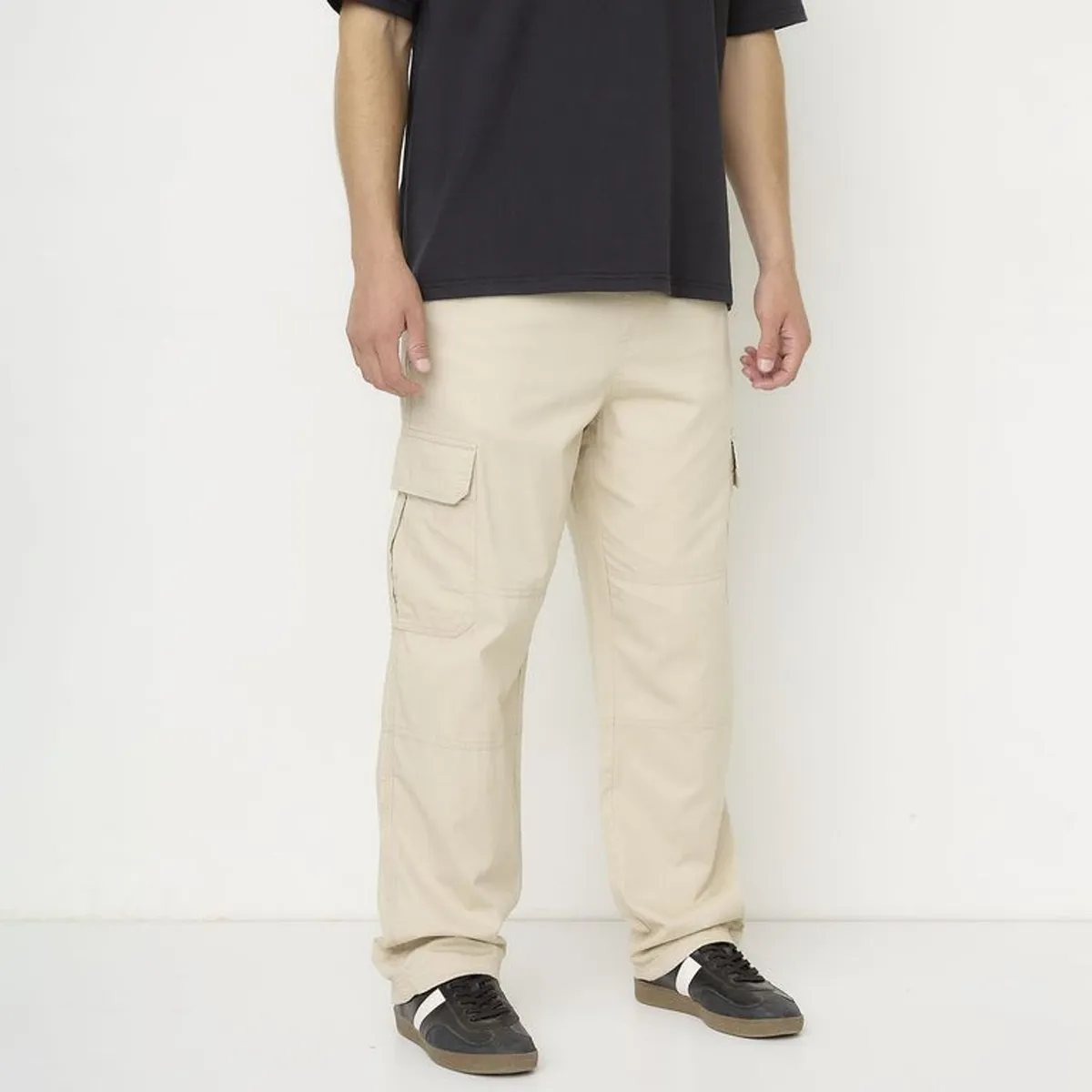 BEARCLIFF - Pantalón 100% Algodón Ballon Fit Hombre Denimlab