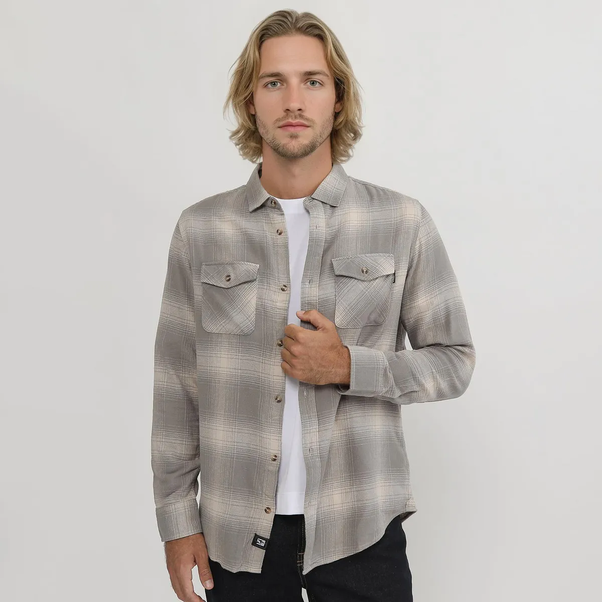 DOO AUSTRALIA - Camisa Manga larga Algodón Hombre Doo Australia