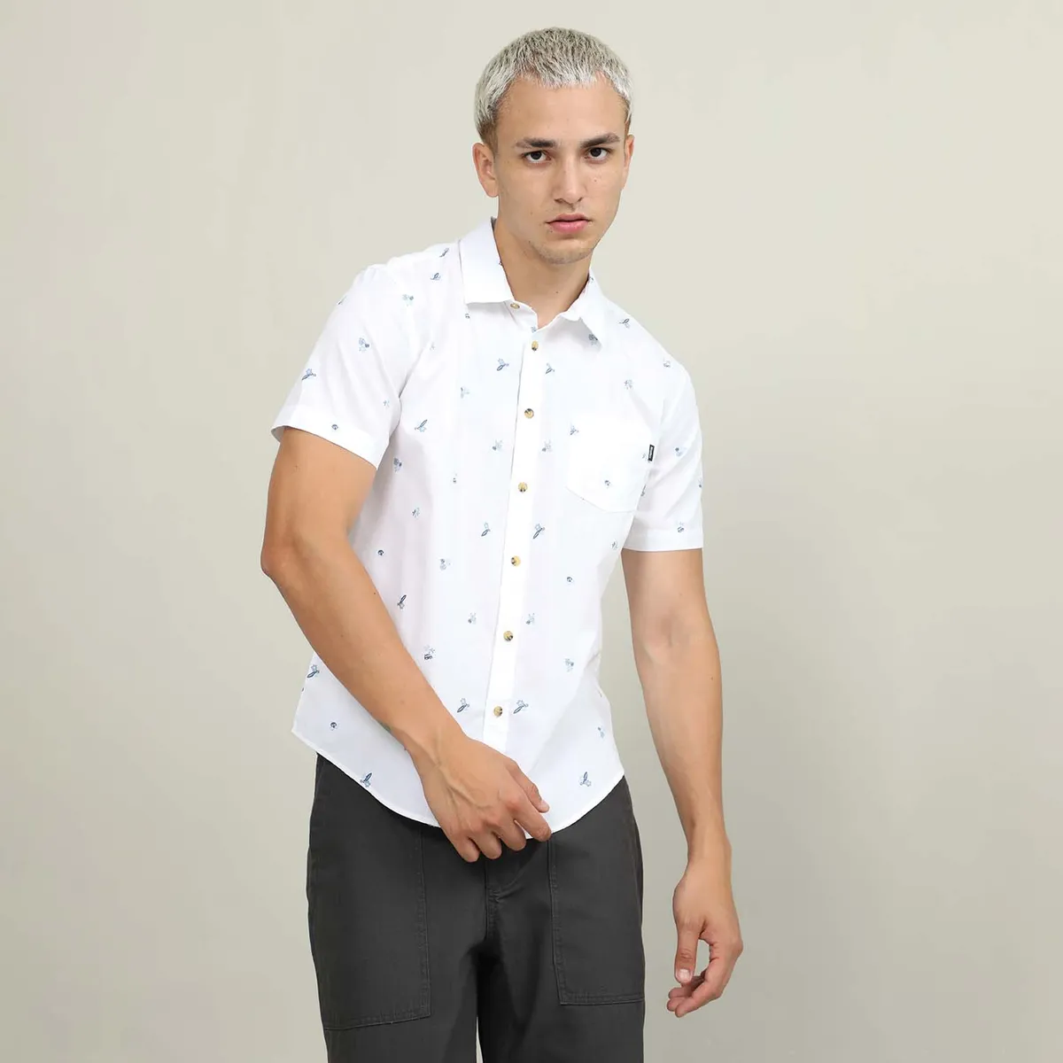 DOO AUSTRALIA - Camisa 100% Algodón Regular Fit Hombre Doo Australia