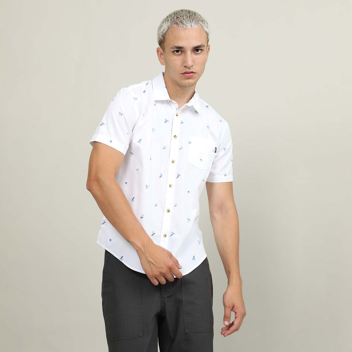 DOO AUSTRALIA - Camisa 100% Algodón Regular Fit Hombre Doo Australia