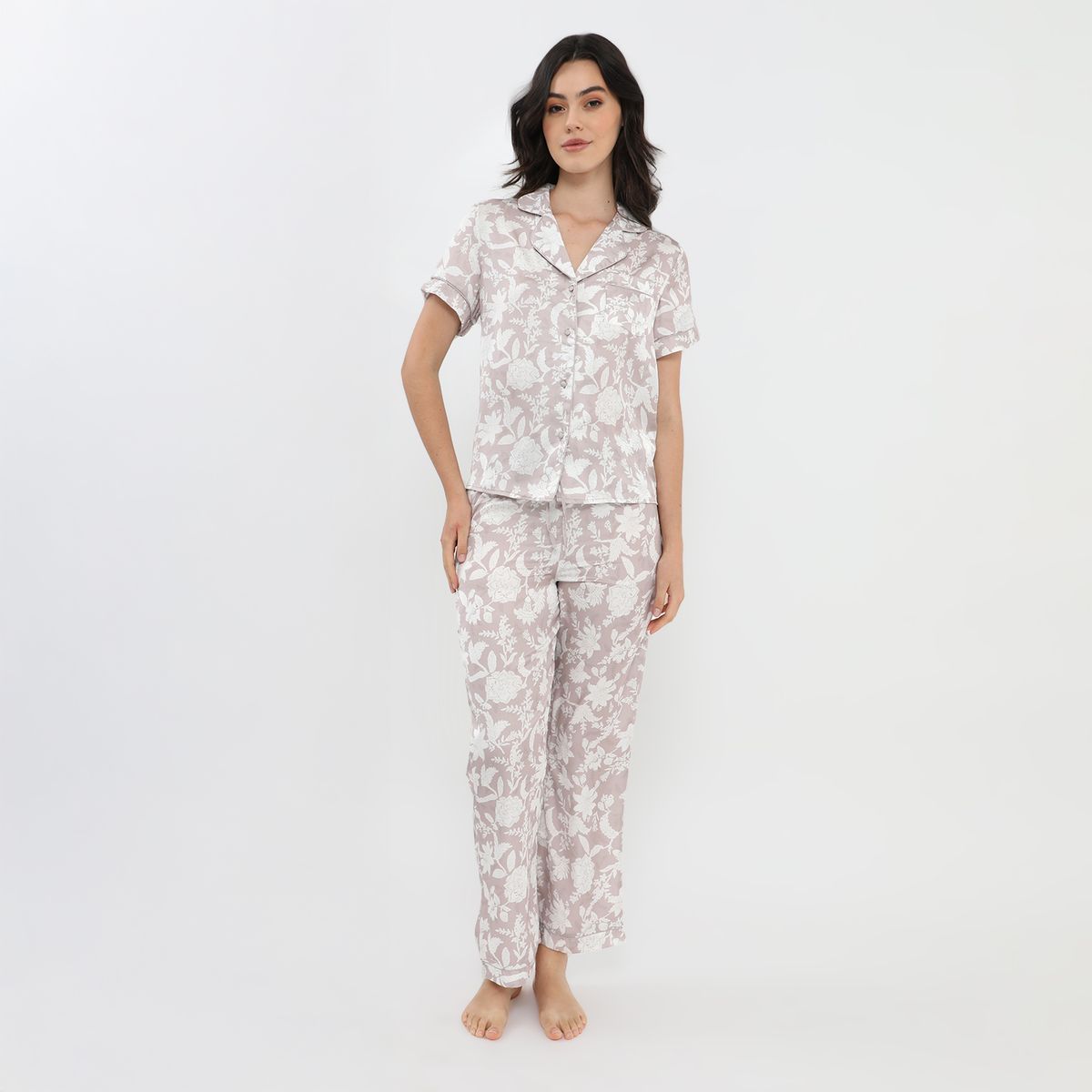 BLU - Pijama Satin Mujer