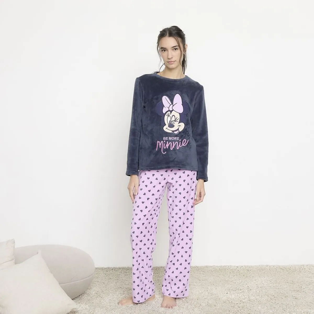 DISNEY - Pijama Polar Mujer