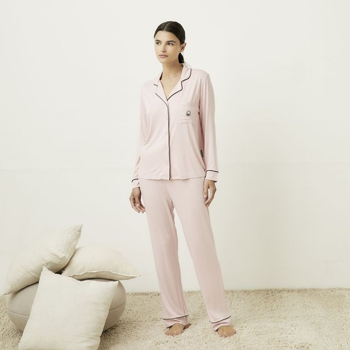 BENETTON - Pijama Algodón Mujer