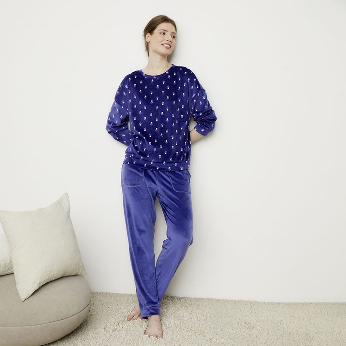 BLU - Pijama Moleton Mujer