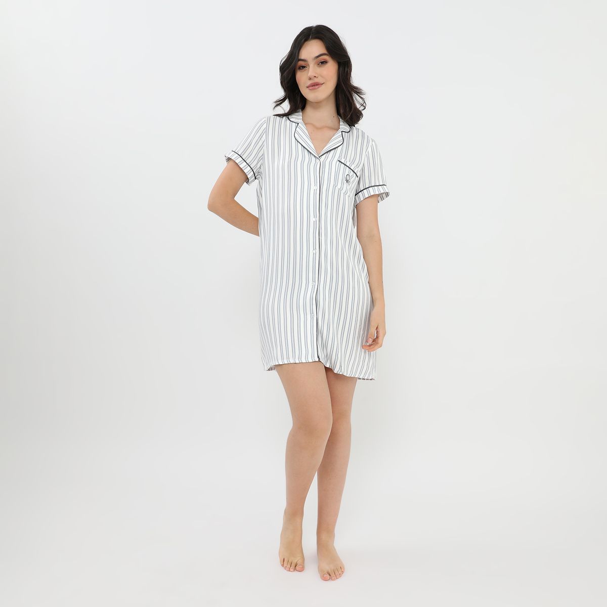 BENETTON - Pijama Camisero Mujer