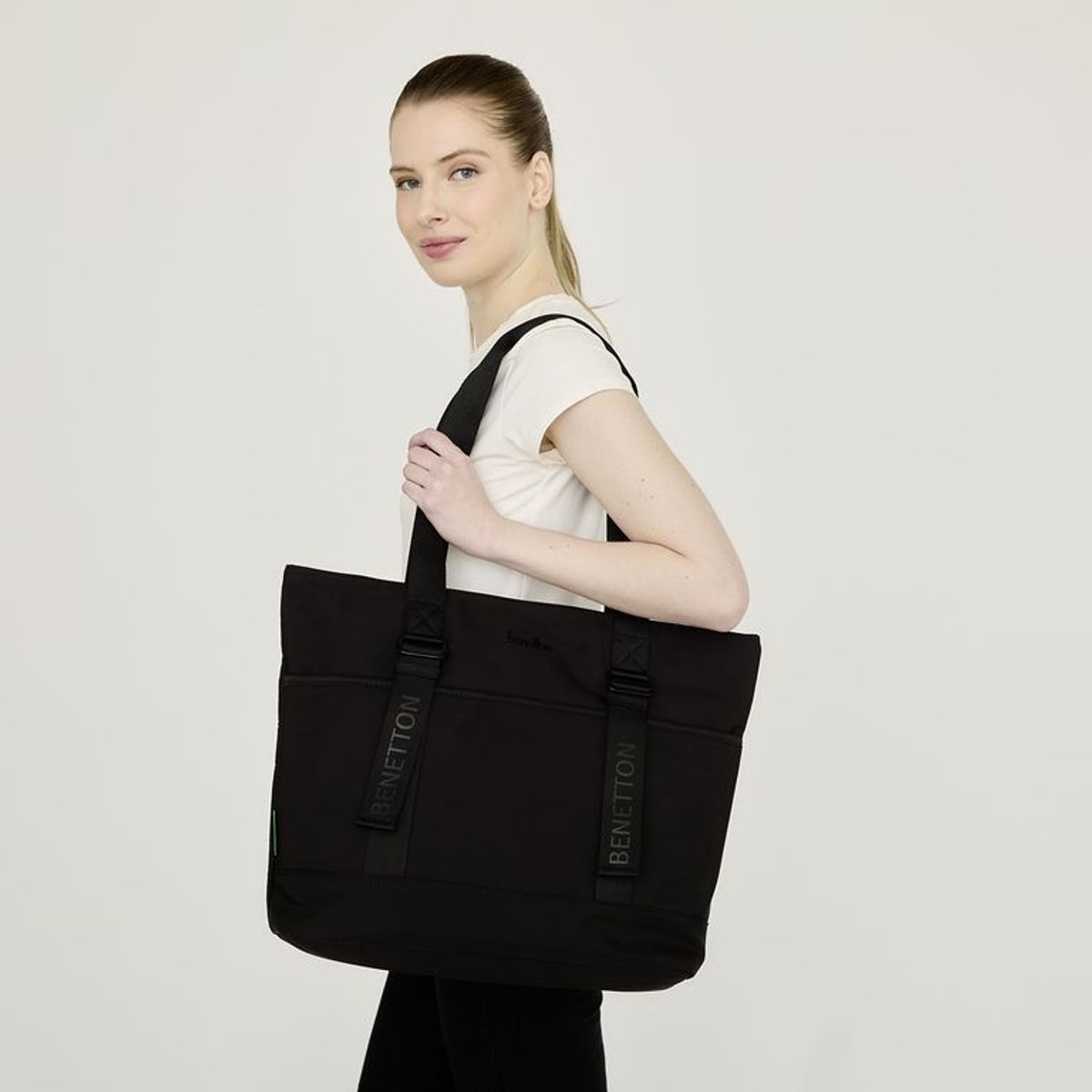 BENETTON - Cartera Tote Mujer Benetton