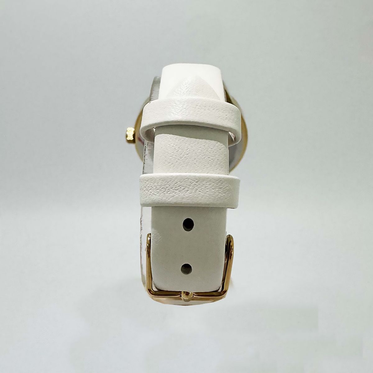 BASEMENT - Reloj Cuero Mujer Blanco + Estuche