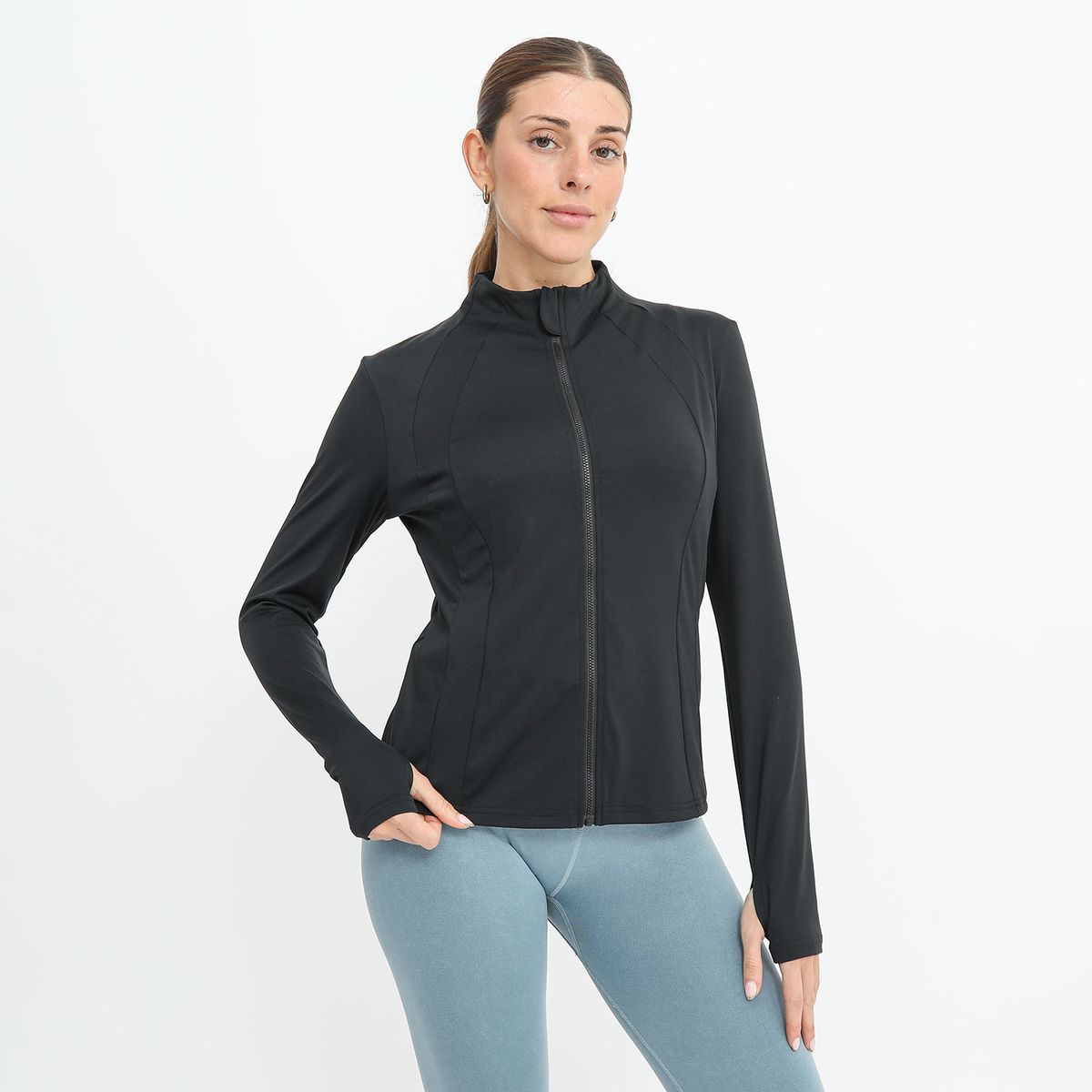 DIADORA - Polera Half Zipper Deportiva Mujer Diadora