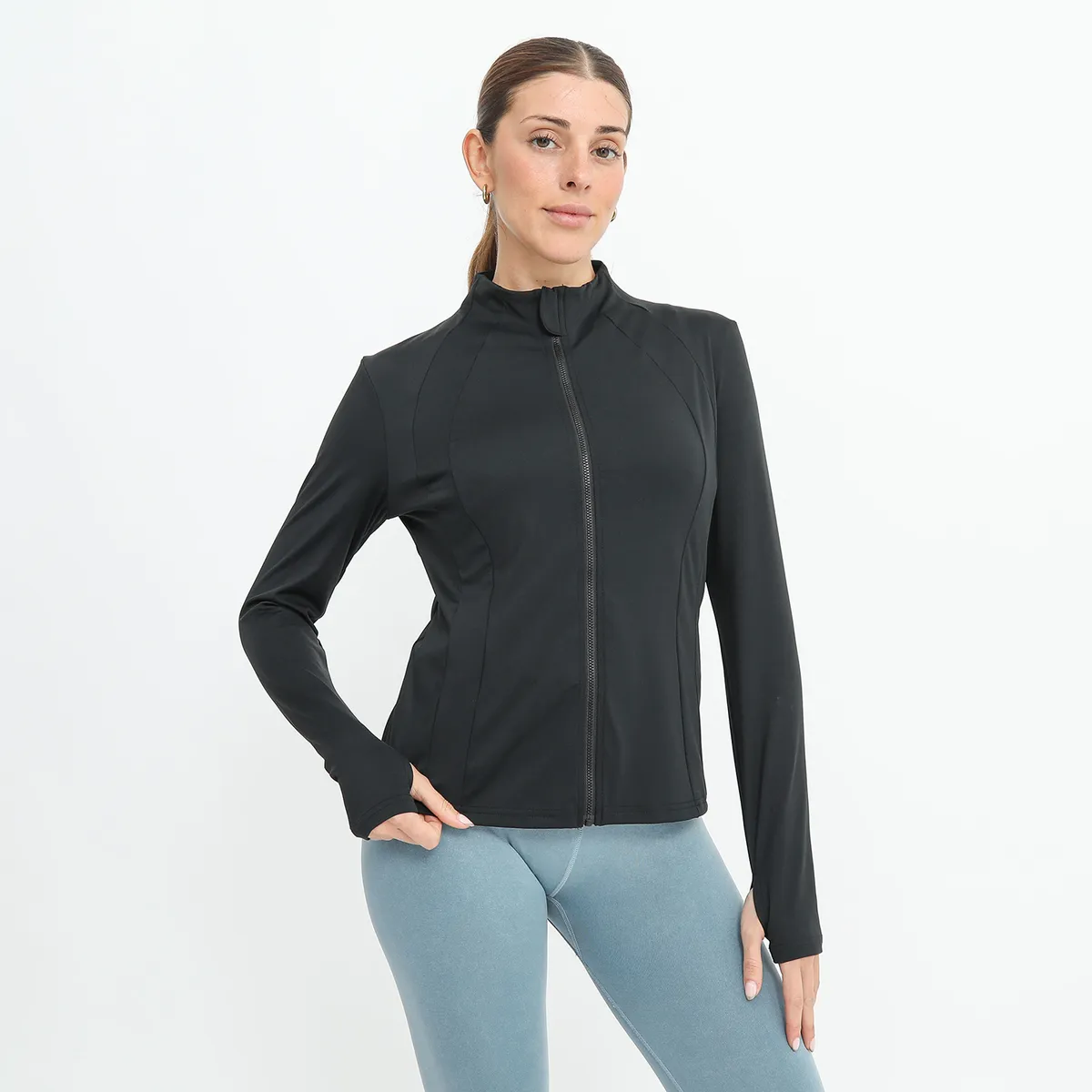 DIADORA - Polera Half Zipper Deportiva Mujer Diadora