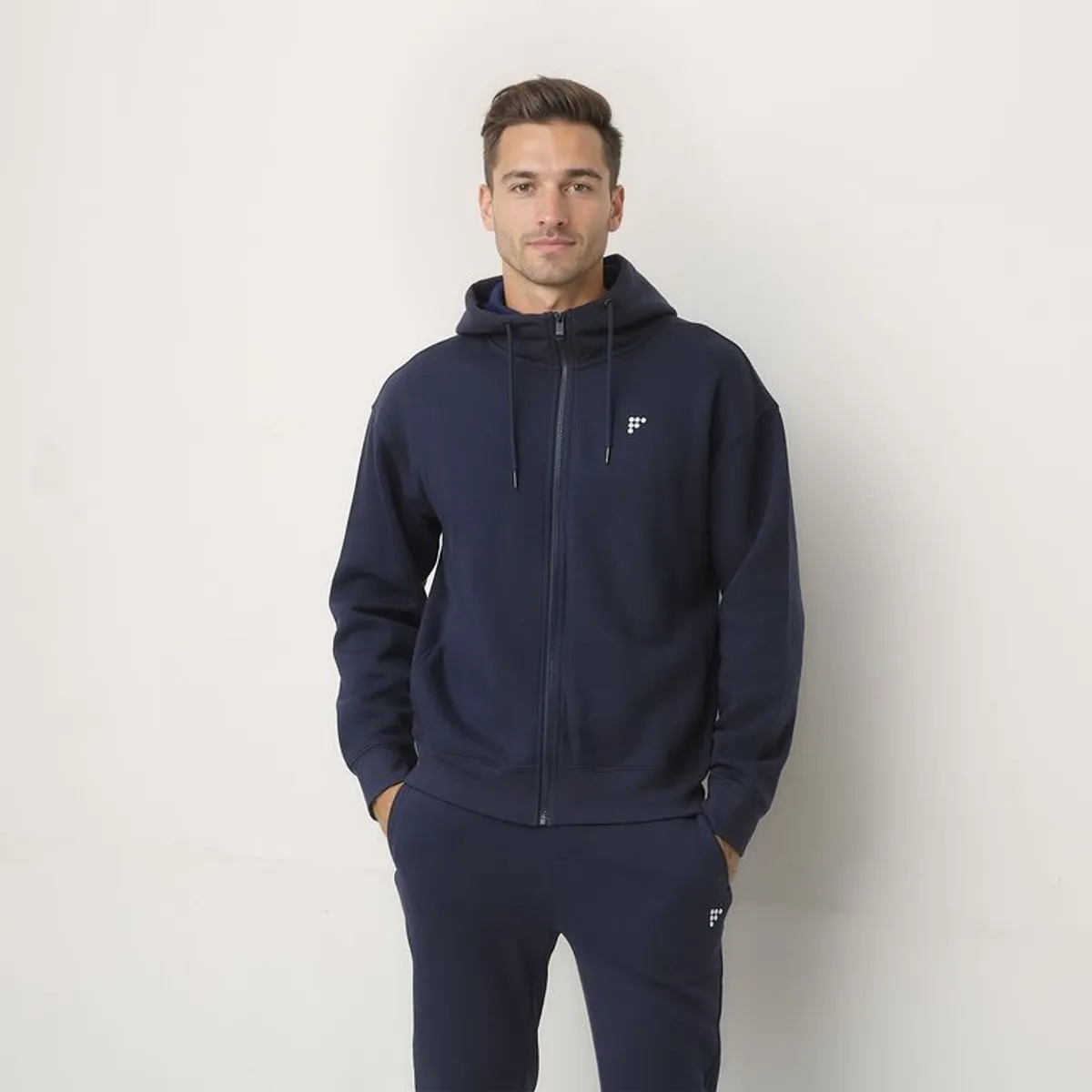 FRATTA - Polera Half Zipper Deportiva Hombre Fratta