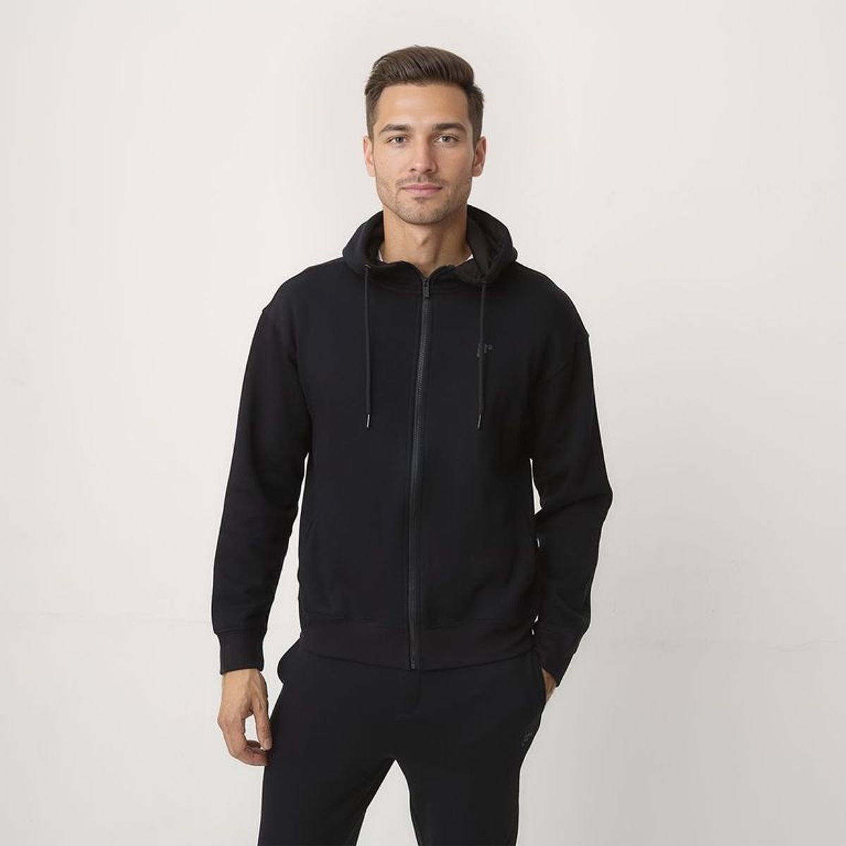 FRATTA - Polera Half Zipper Deportiva Hombre Fratta