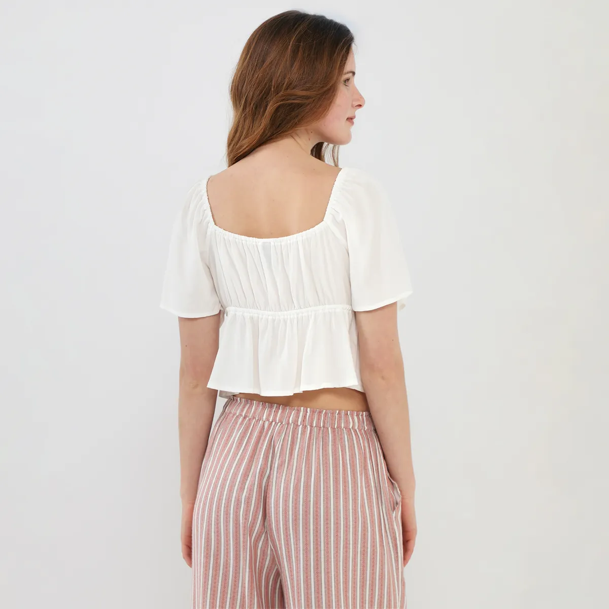 AMERICAN ABBEY - Blusa Manga Corta Mujer American Abbey