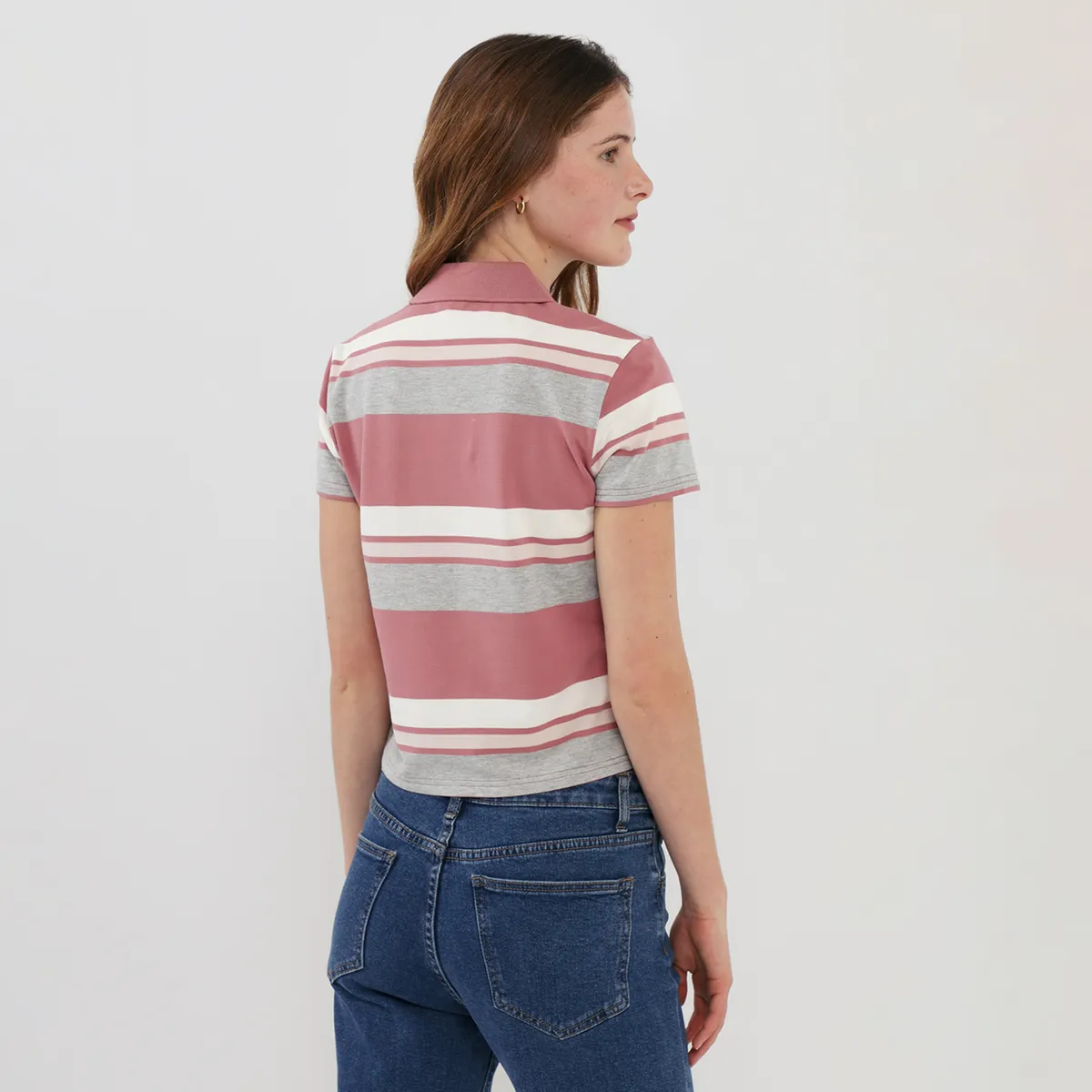 AMERICAN ABBEY - Polo Manga Corta Mujer American Abbey