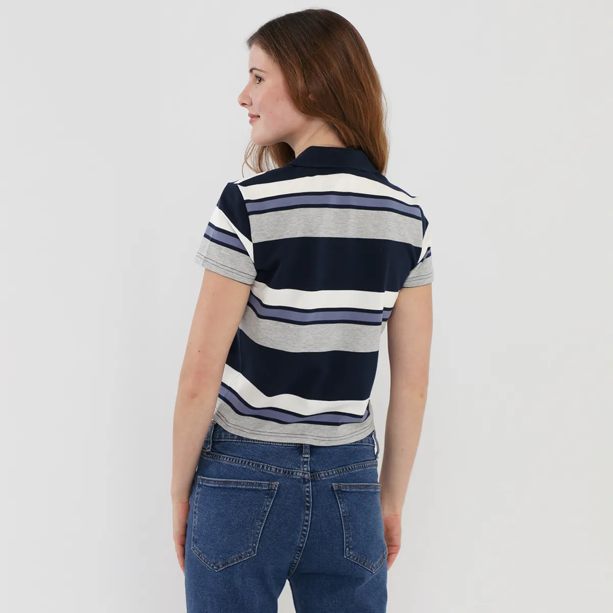 AMERICAN ABBEY - Polo Manga Corta Mujer American Abbey