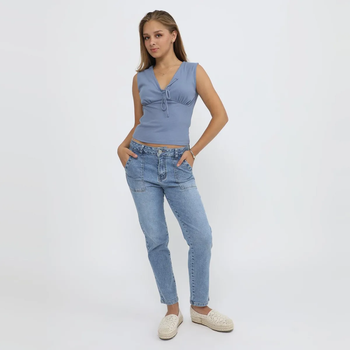 AMERICAN ABBEY - Polo Manga Corta Mujer American Abbey