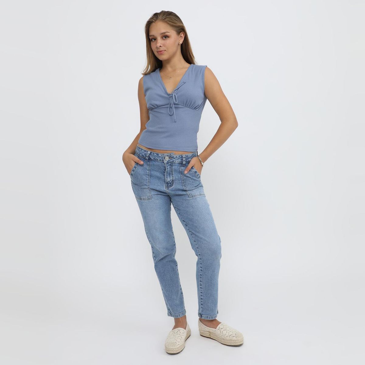 AMERICAN ABBEY - Polo Manga Corta Mujer American Abbey