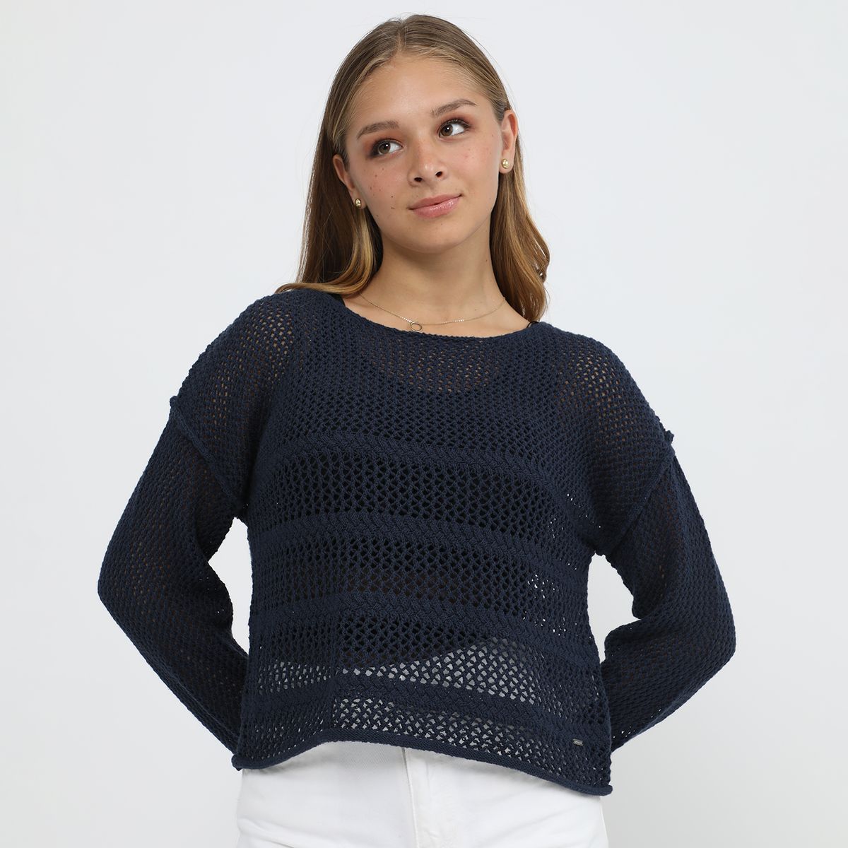 AMERICAN ABBEY - Chompa Manga Larga Mujer American Abbey