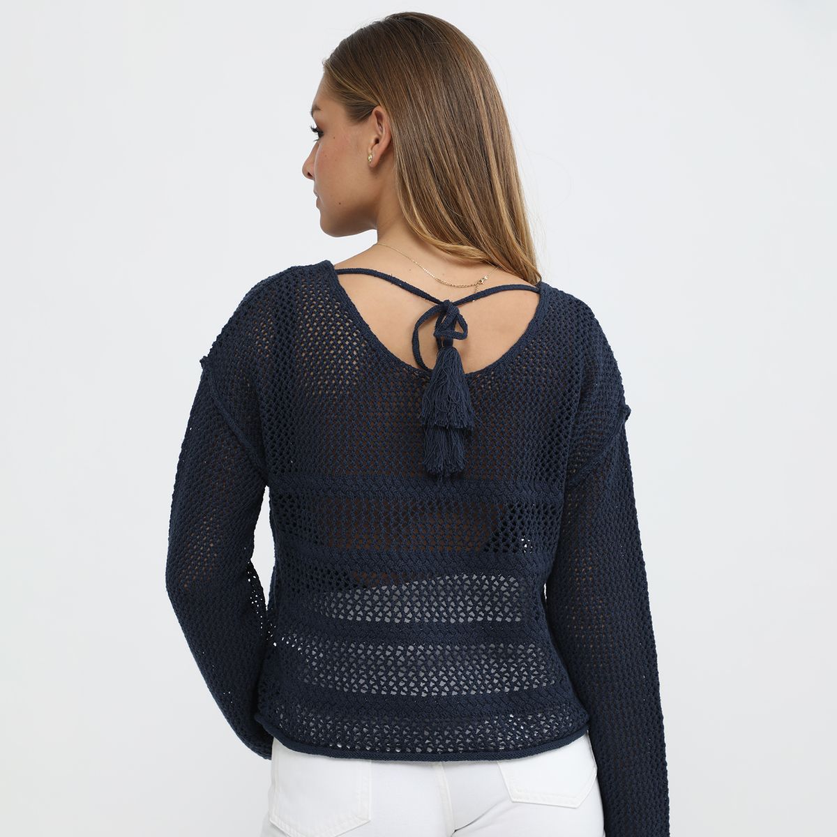 AMERICAN ABBEY - Chompa Manga Larga Mujer American Abbey