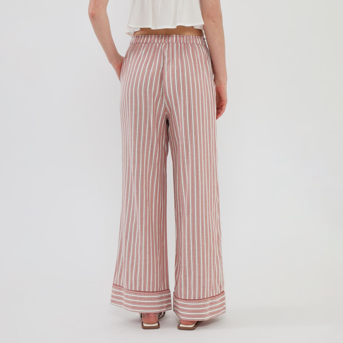 AMERICAN ABBEY - Pantalón Fluido Mujer American Abbey