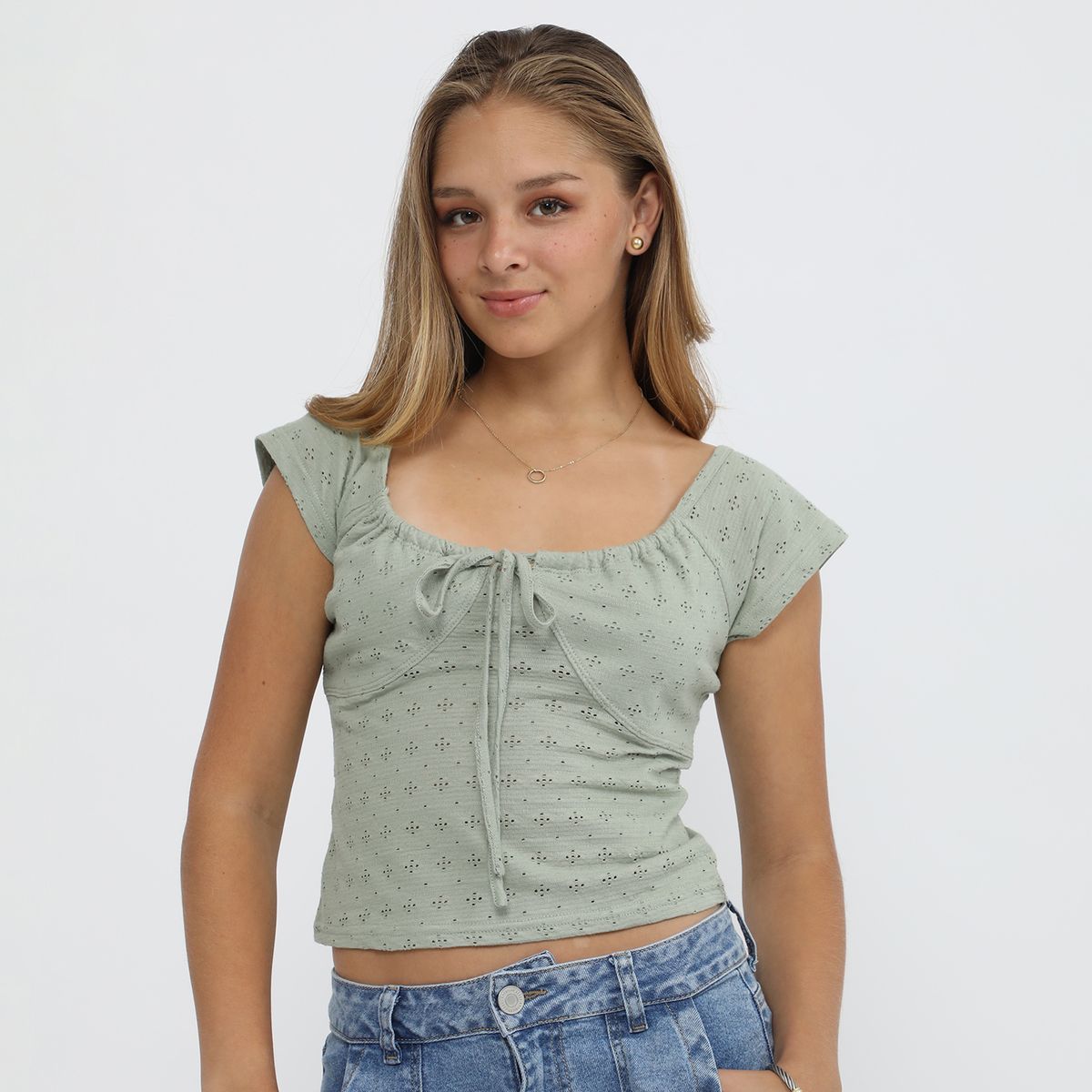 AMERICAN ABBEY - Polo Manga Corta Mujer American Abbey