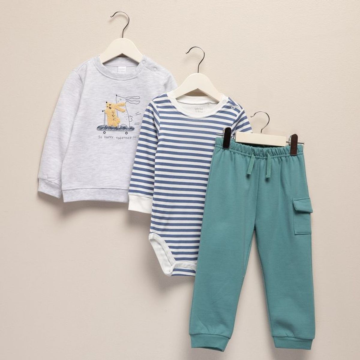 YAMP - Conjunto Bebé Niño Algodón Yamp