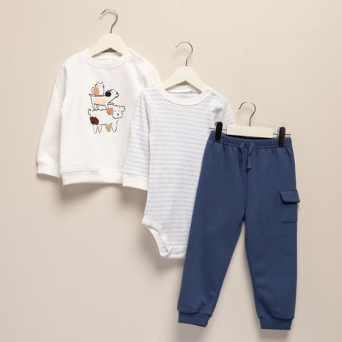 YAMP - Conjunto Bebé Niño Algodón Yamp