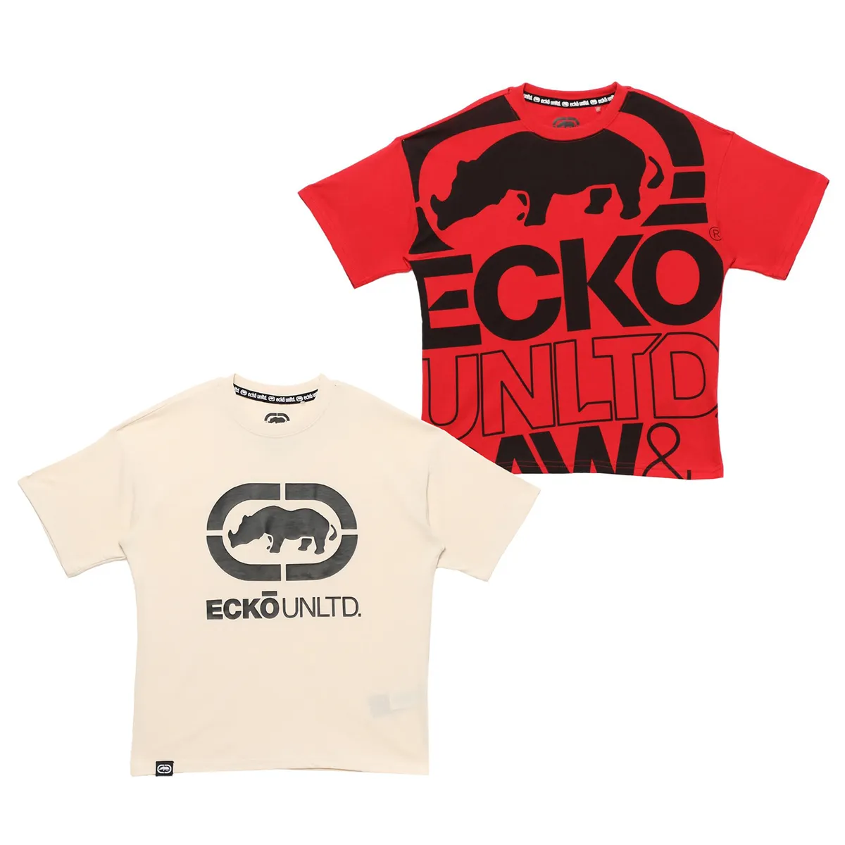 ECKO - Polo Niño Pack X2 Manga Corta Algodón Ecko