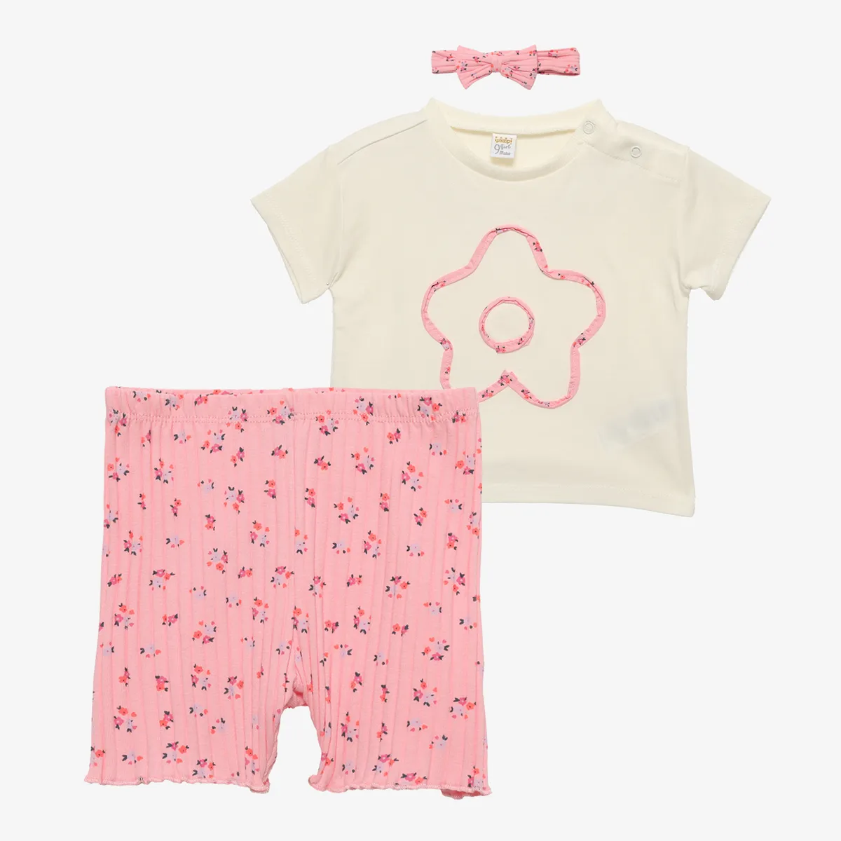YAMP - Conjunto Bebé Niña 3 Piezas Algodón Yamp