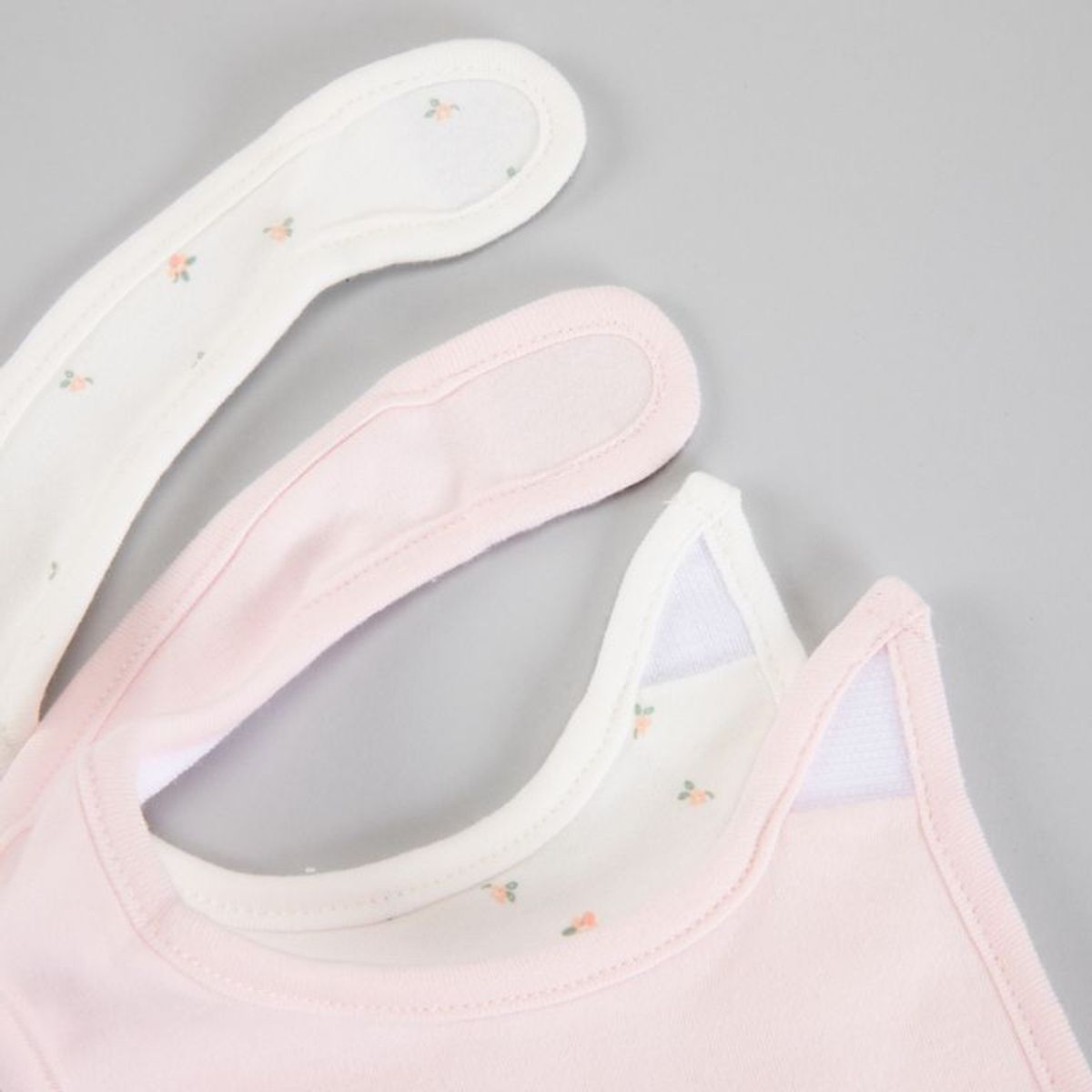 YAMP - Babero Bebé Niña Pack X3 Algodón Yamp