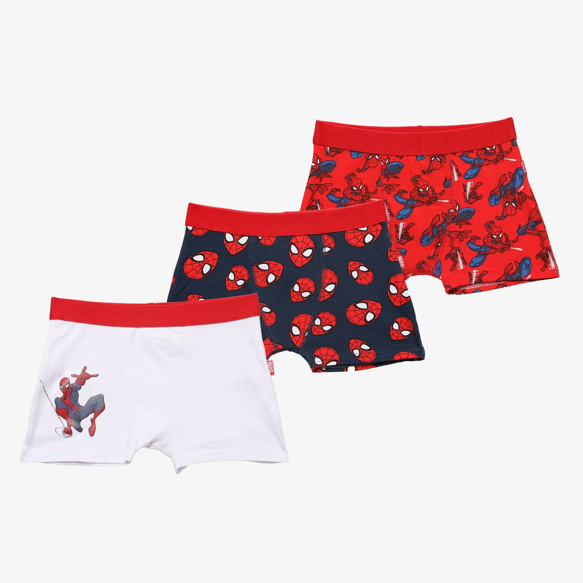 SPIDERMAN - Calzoncillo Niño Pack X3 Algodón Spider-man