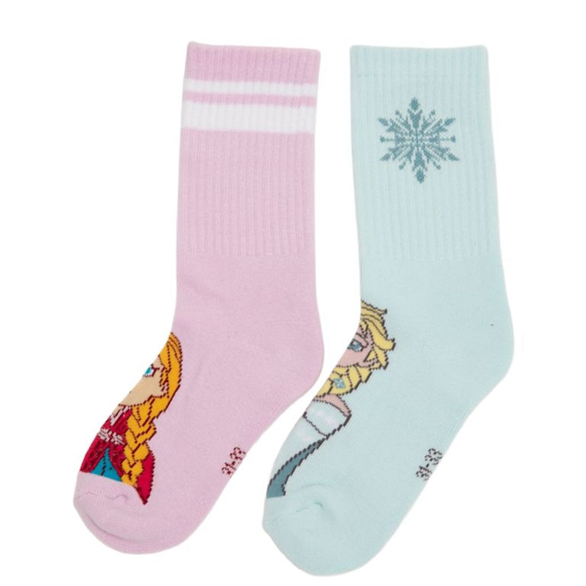 FROZEN - Medias Largas Niña Pack X2 Algodón Frozen